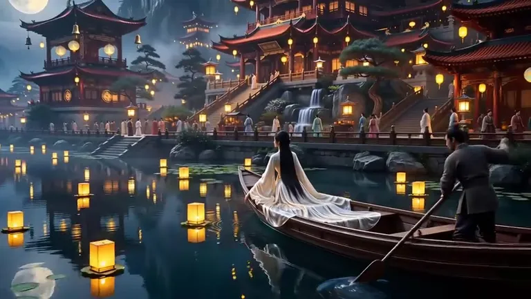 Input image used for Chinese Heaven AI video example 1