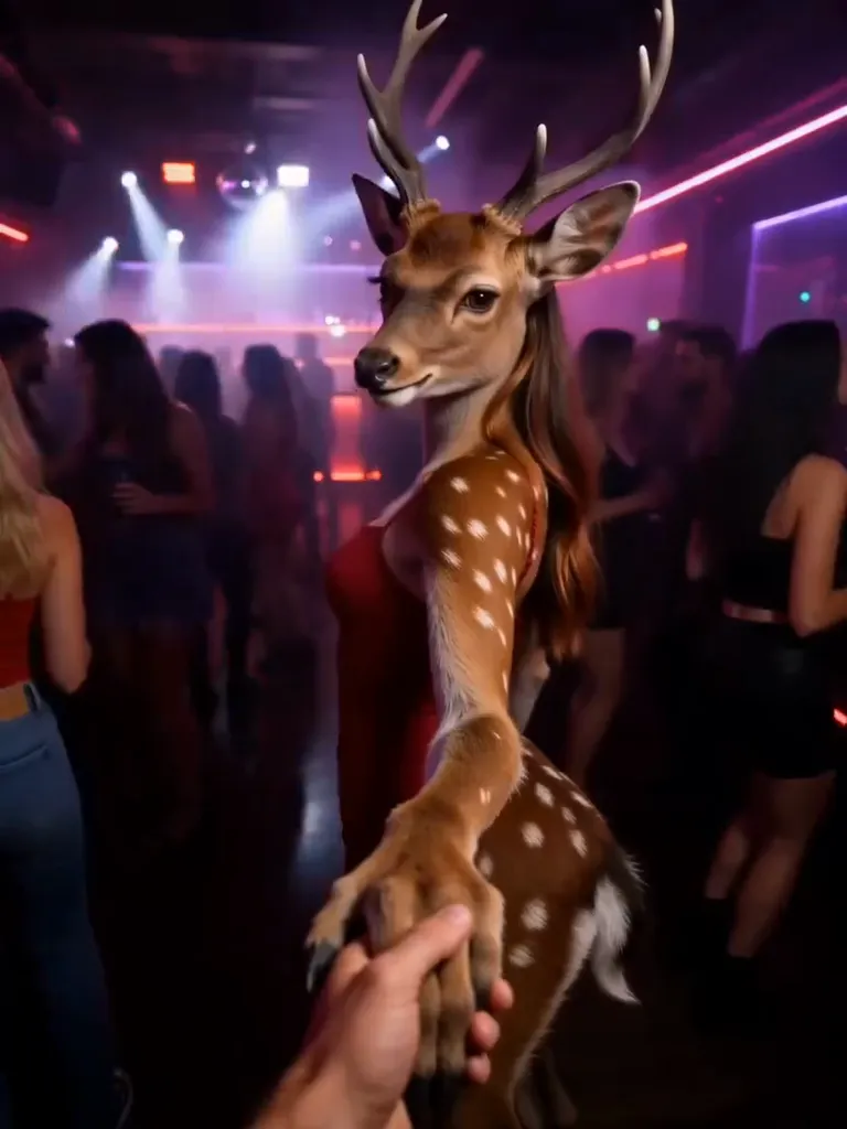 Input image used for AI fursona video example 7