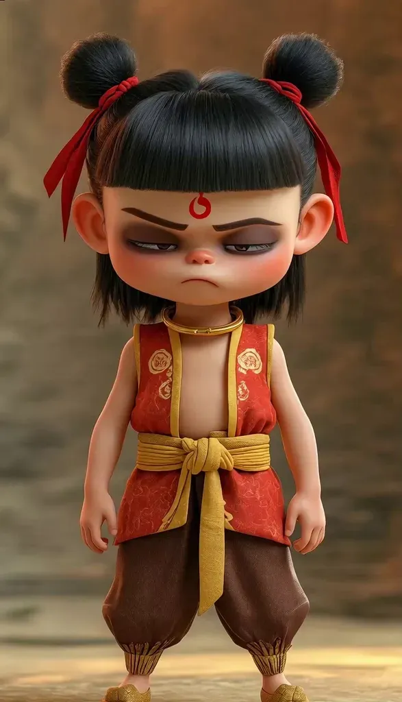 Input image used for Belly inflation AI video example 7