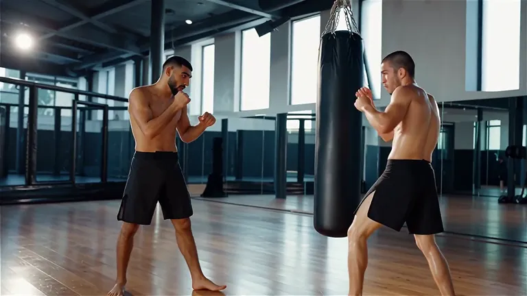 Input image used for AI fight video example 6