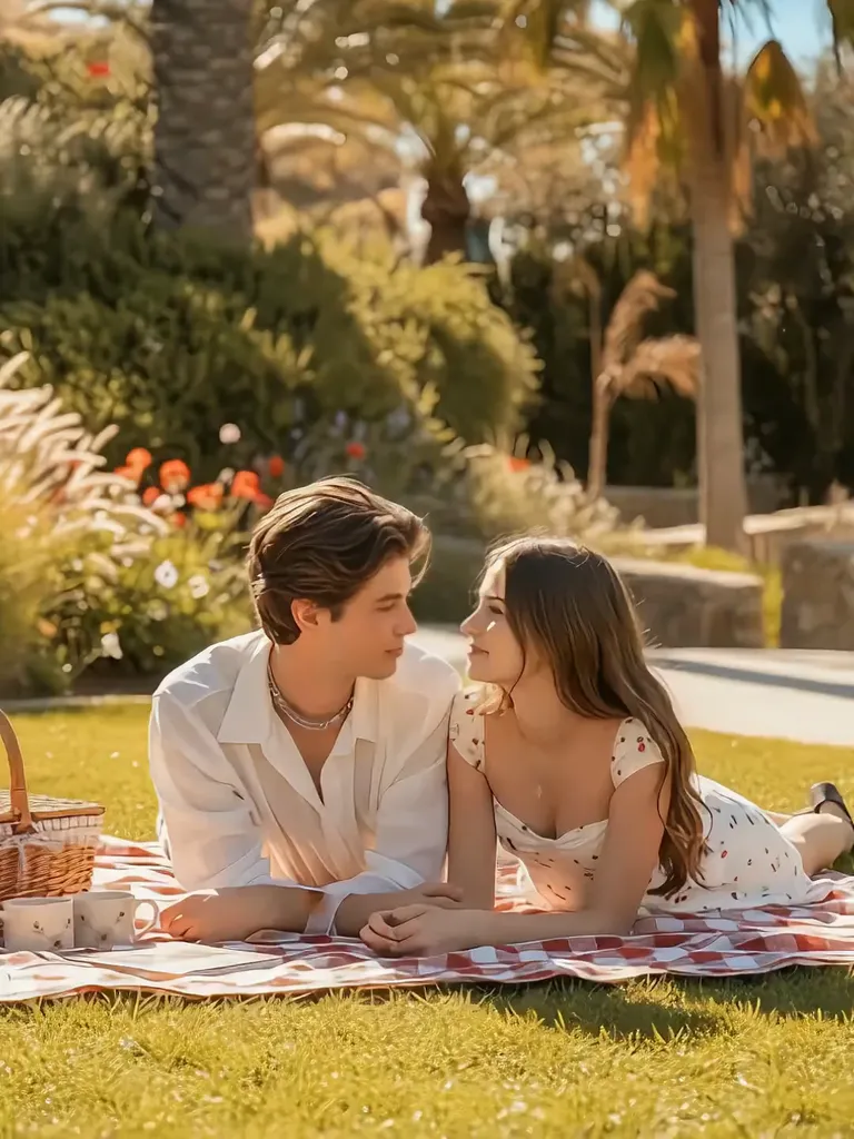 Input image used for AI kiss video example 5