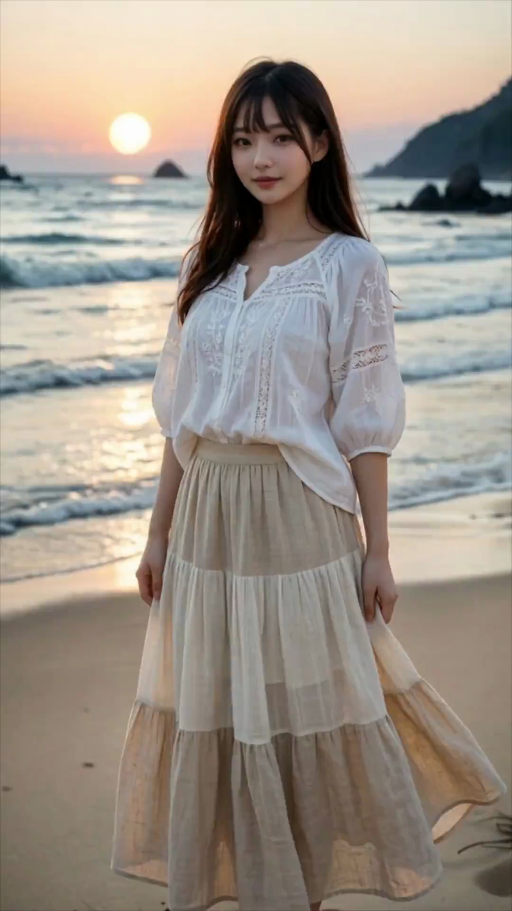Input image used for AI bikini video example 9