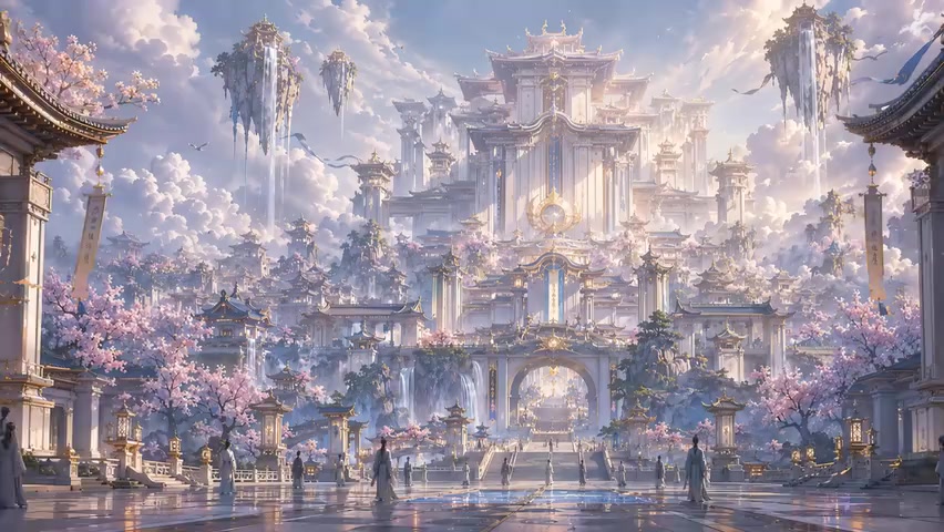 Input image used for Chinese Heaven AI video example 2