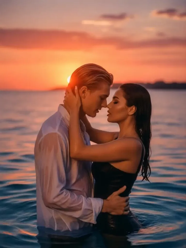 Input image used for AI kiss video example 7